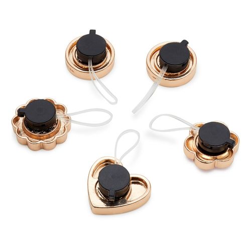 Jibbitz™ Para tira da sandália Rosa Elevados Pack com 5 Unidades