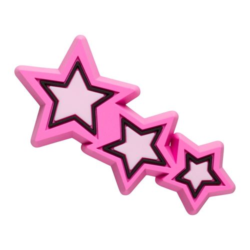 Jibbitz™ Estrela Tripla Rosa