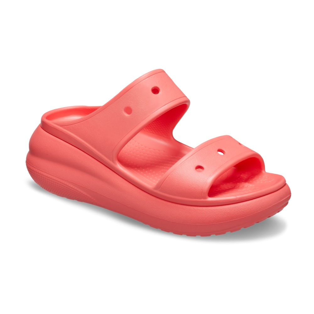 Sandália Crocs Classic Crush Sandal Neon Watermelon