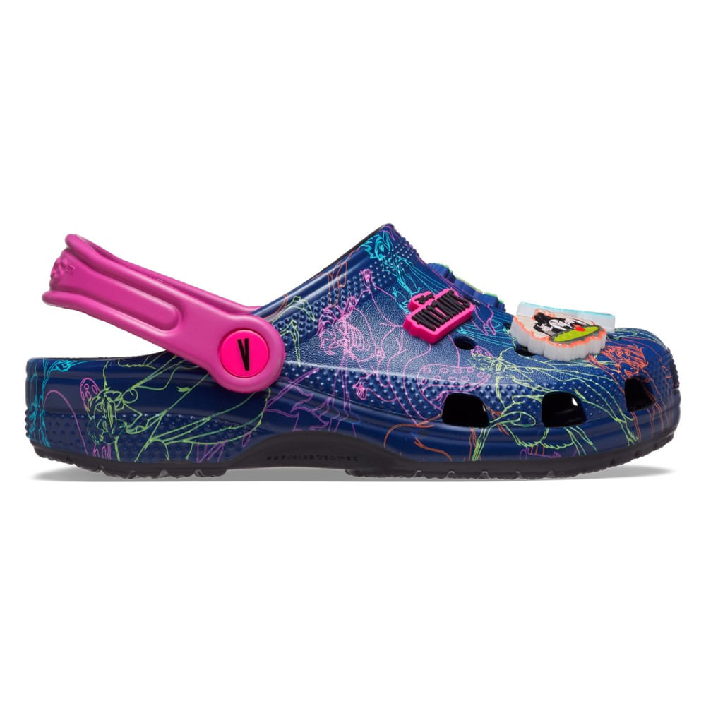 Sandália Crocs Classic Disney Villains Clog Juvenil BLACK 22