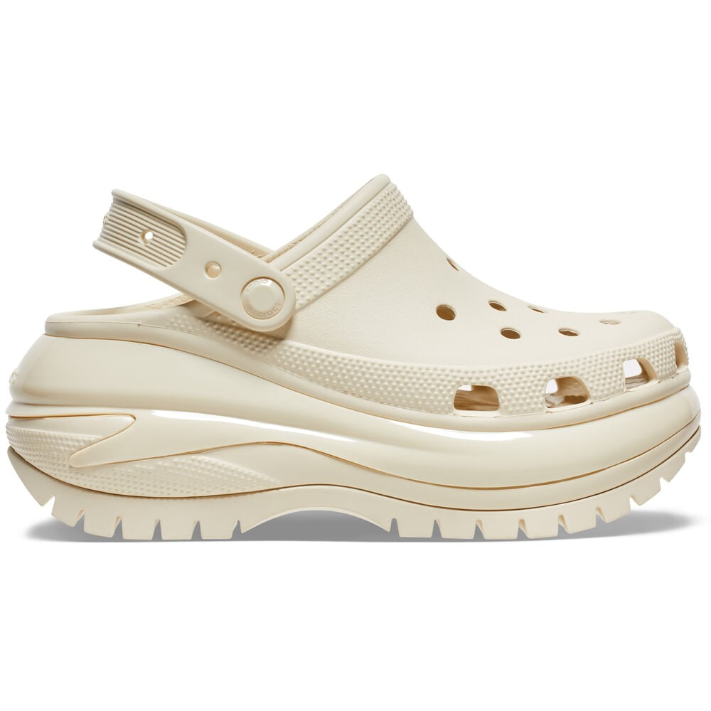 Sandália Crocs Classic Mega Crush Clog BONE 39