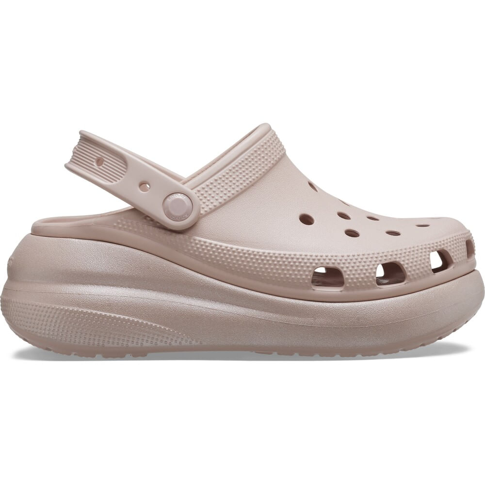 Sandália Crocs Classic Crush Shimmer Clog PINK CLAY 34