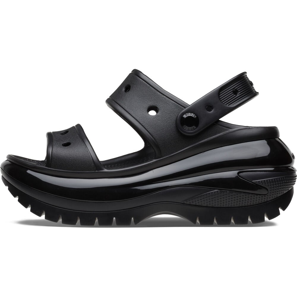 Sandália Crocs Classic Mega Crush Sandal black