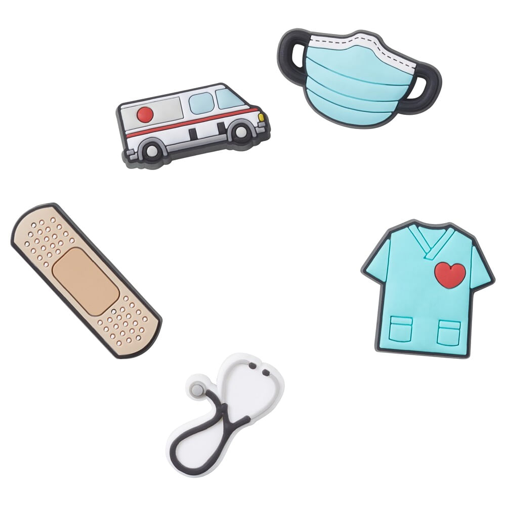 Jibbitz™ Enfermagem Pack com 5 Peças UNICO
