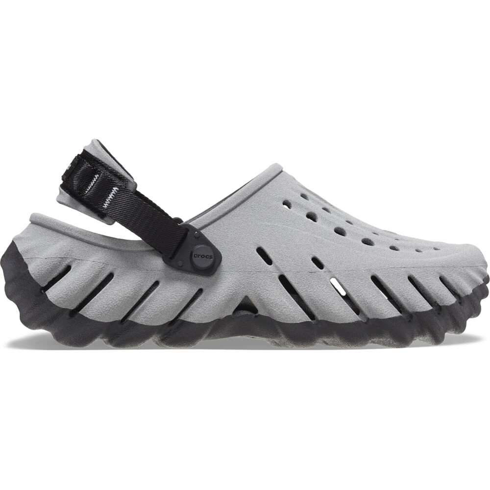 Sandália Crocs Echo Reflective Clog BLACK/REFLECTIVE 36