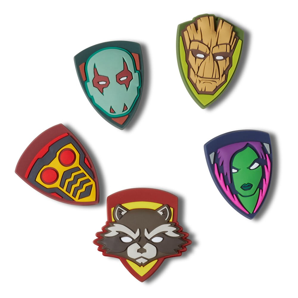 Jibbitz™ Guardiões da Galáxia Pack com 5 Peças Unico