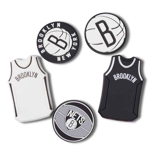 Jibbitz™ NBA Brooklyn Nets Pack com 5 Peças