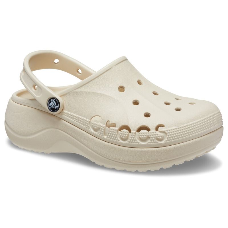 Sandália Crocs Baya Platform Clog WINTER WHITE