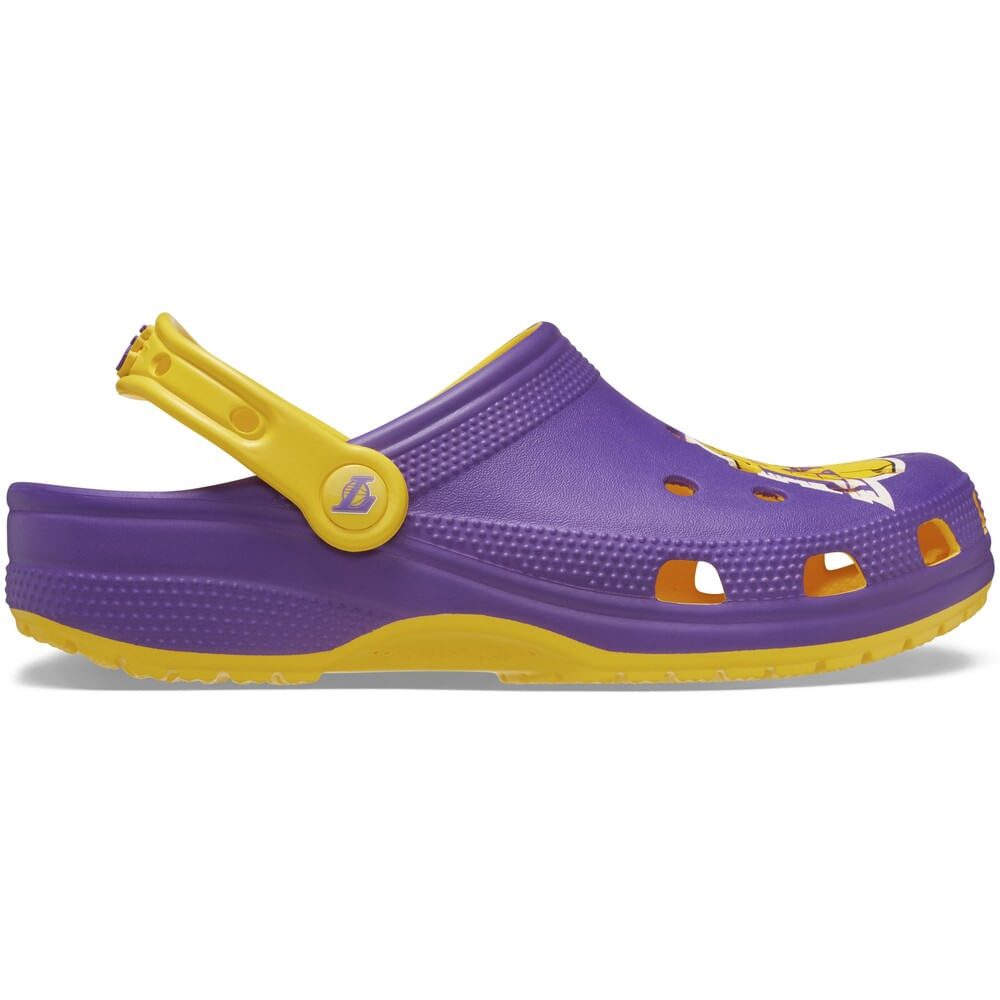 Sandália Crocs Classic Los Angeles Lakers Clog SUNFLOWER 34
