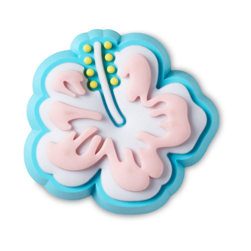 Jibbitz™ Hibiscus Azul Unico