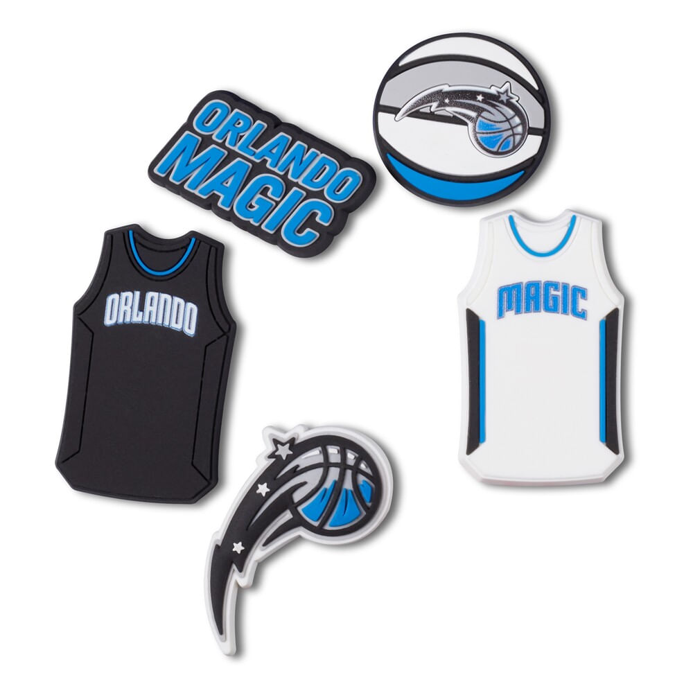Jibbitz™ NBA Orlando Magic Pack com 5 Peças Unico