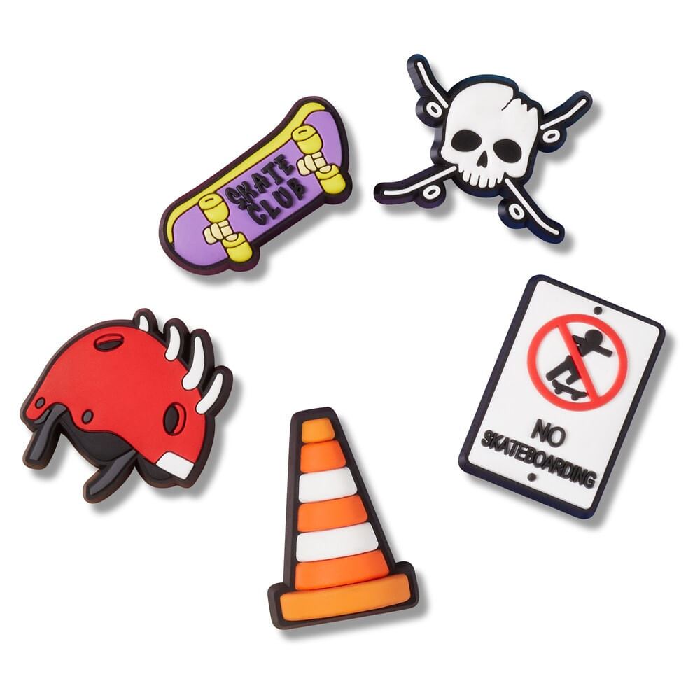 Jibbitz™ Skateboard Is Life Pack com 5 Peças Unico