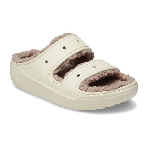 Sandália Crocs Classic Cozzzy Sandal BONE/MUSHROOM