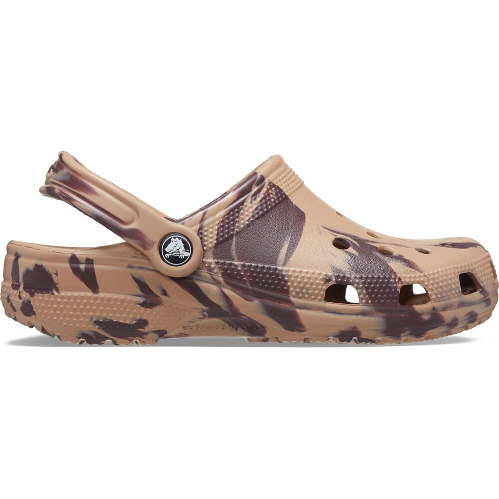 Sandália Crocs Classic Marbled Clog CORK/MULTI 34