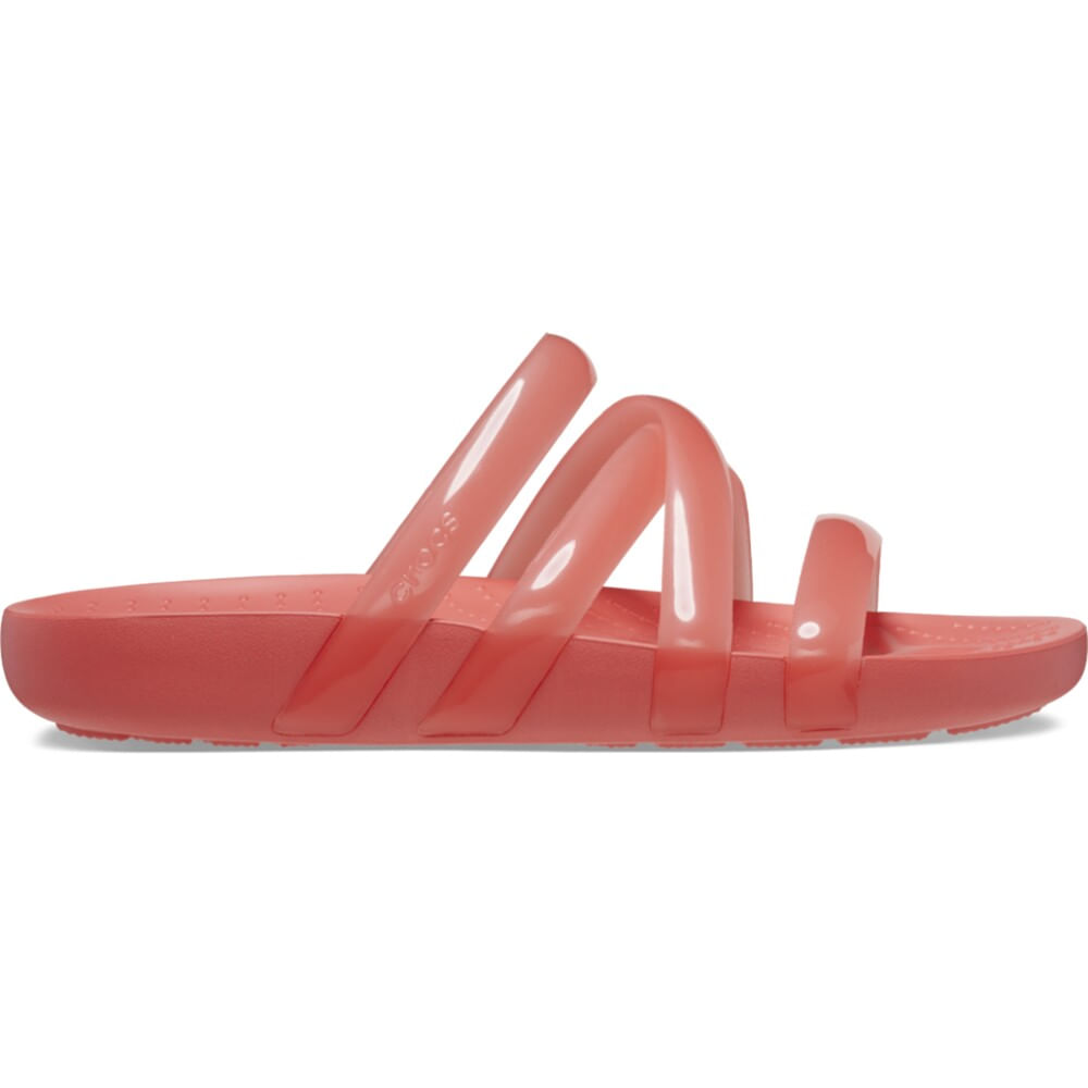 Sandália Crocs Splash Shine Strappy Sandal NEON WATERMELON 36