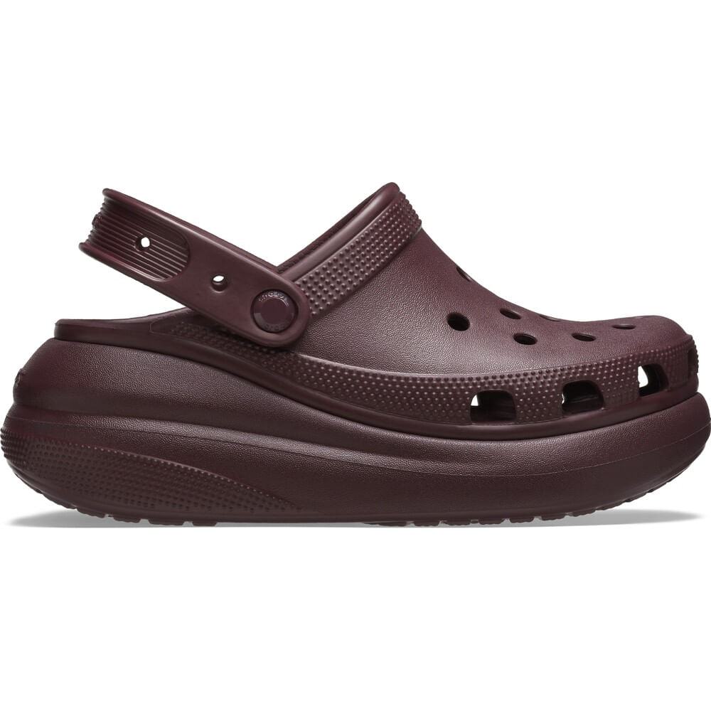 Sandália Crocs Classic Crush Clog DARK CHERRY 34