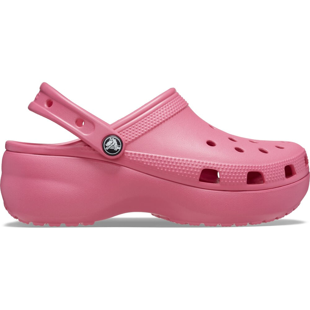 Sandália Crocs Classic Platform Clog HYPER PINK 33