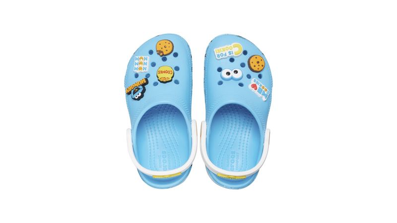 Sand lia Crocs Classic Sesame Workshop Clog Infantil ELECTRIC BLUE