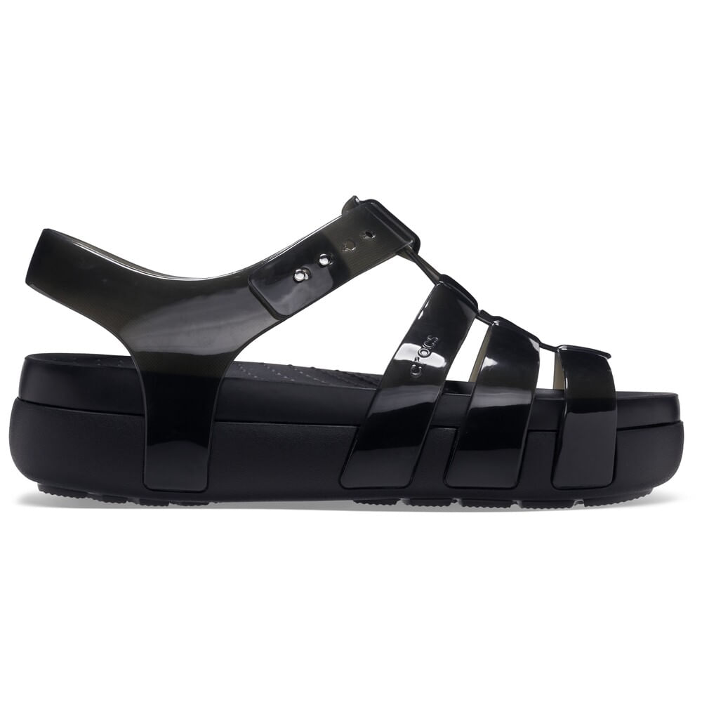 Sandália Crocs Splash Glossy Fisherman BLACK 36