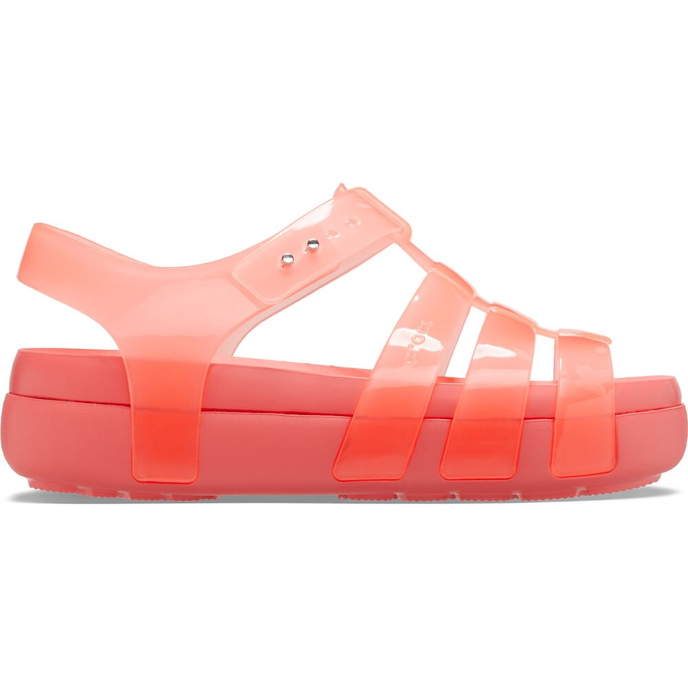 Sandália Crocs Splash Glossy Fisherman NEON WATERMELON 39