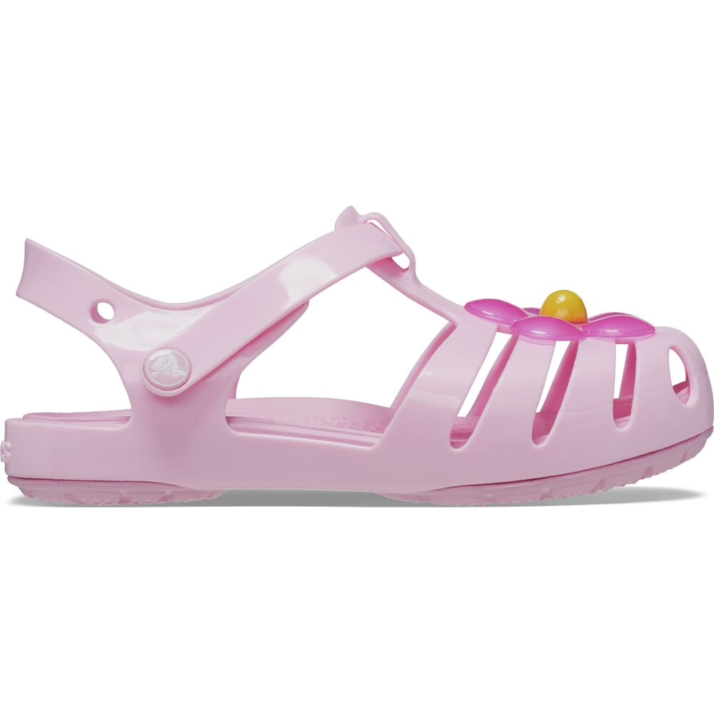 Sandália Crocs Isabella Charm Sandal Infantil FLAMINGO 22