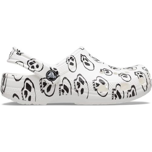 Sandália Crocs Classic Skull Print Clog Juvenil