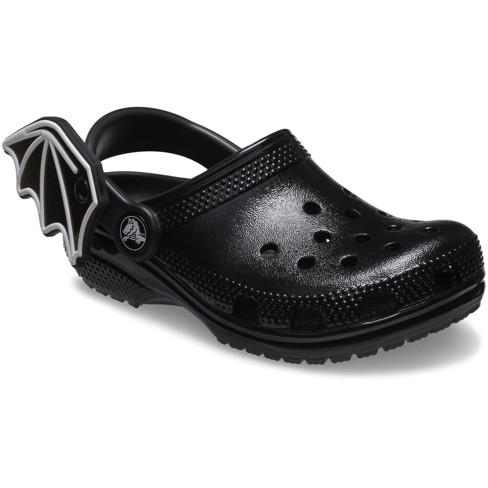 Kids black sales crocs