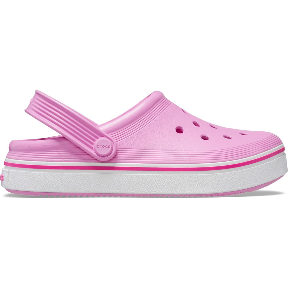Sandália Crocs Off Court Clog Infantil TAFFY PINK 24