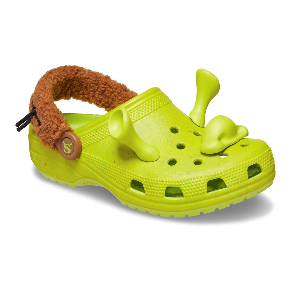 Sandália Crocs Shrek Classic Clog Infantil LIME PUNCH