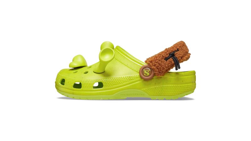 Sand lia Crocs Shrek Classic Clog Infantil LIME PUNCH