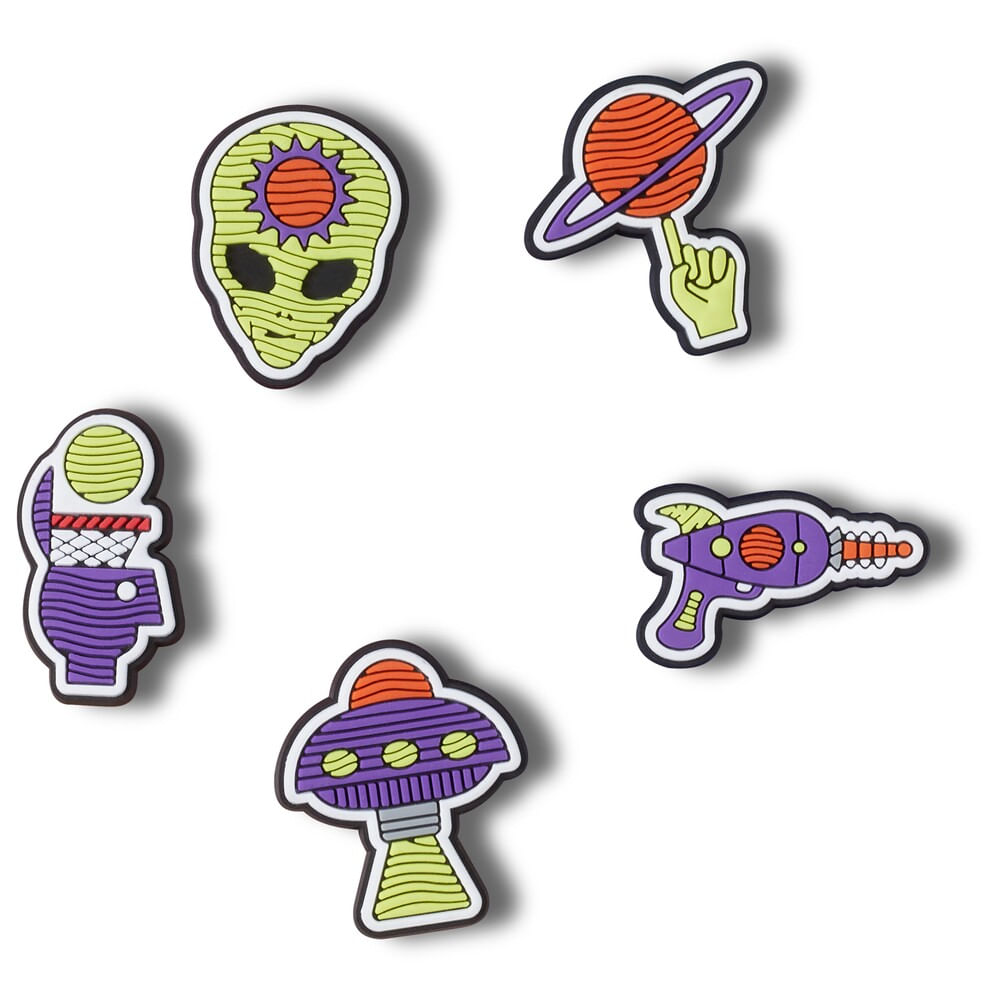 Jibbitz™ Extra-terrestre Pack com 5 Peças UNICO