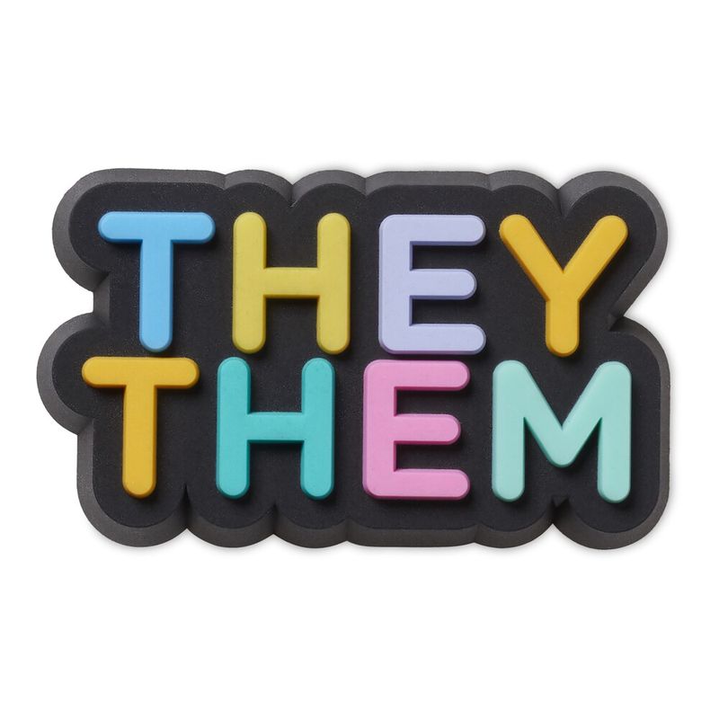 Jibbitz™ They Them Pronome UNICO