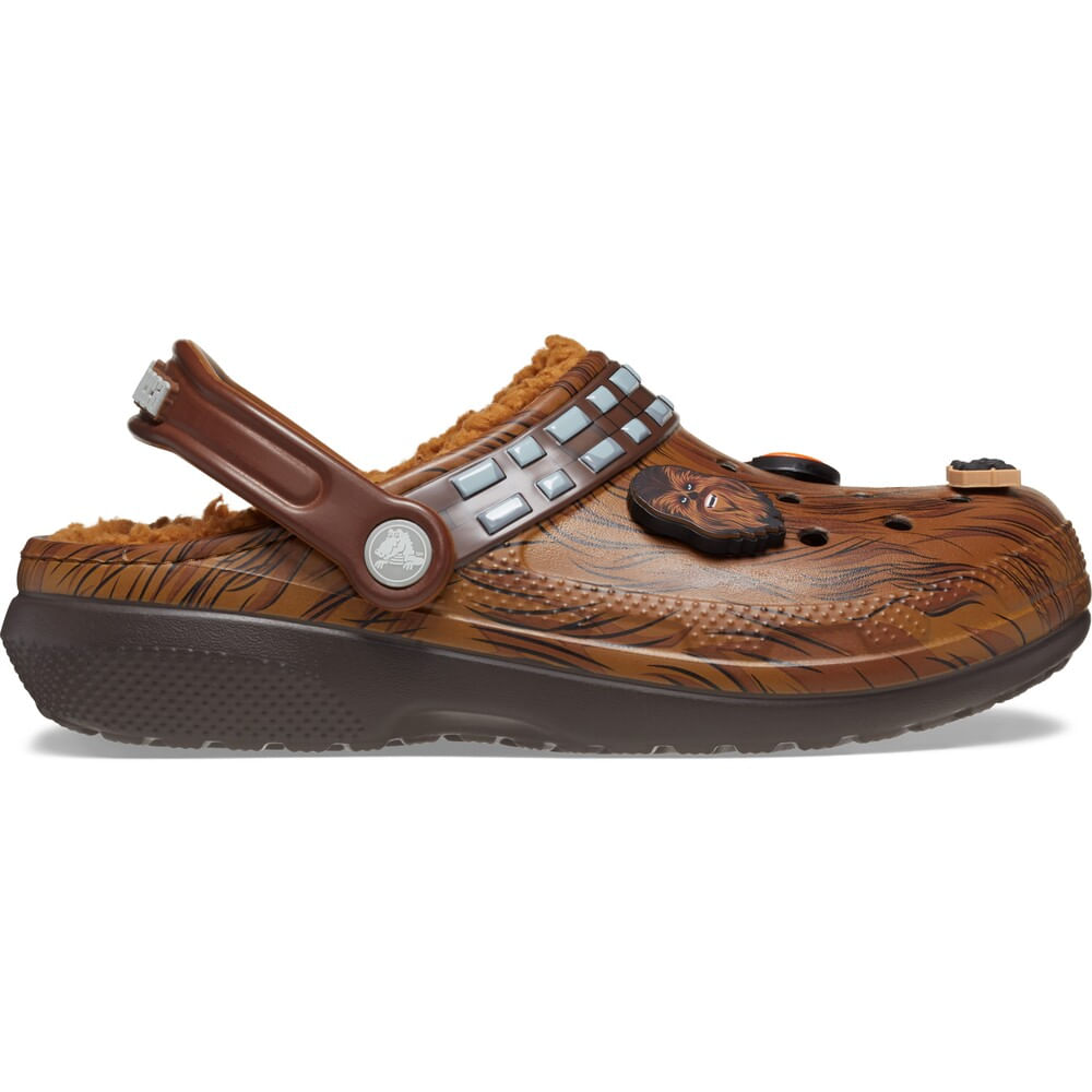 Sandália Crocs Star Wars Classic Lined Clog Infantil ESPRESSO 24