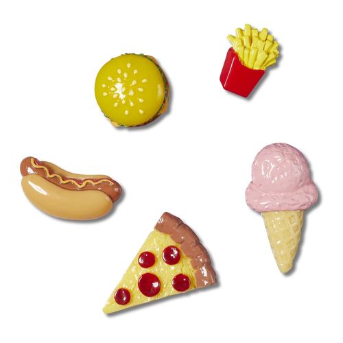 Jibbitz™ Mini Comidas 3D Pack com 5 Peças