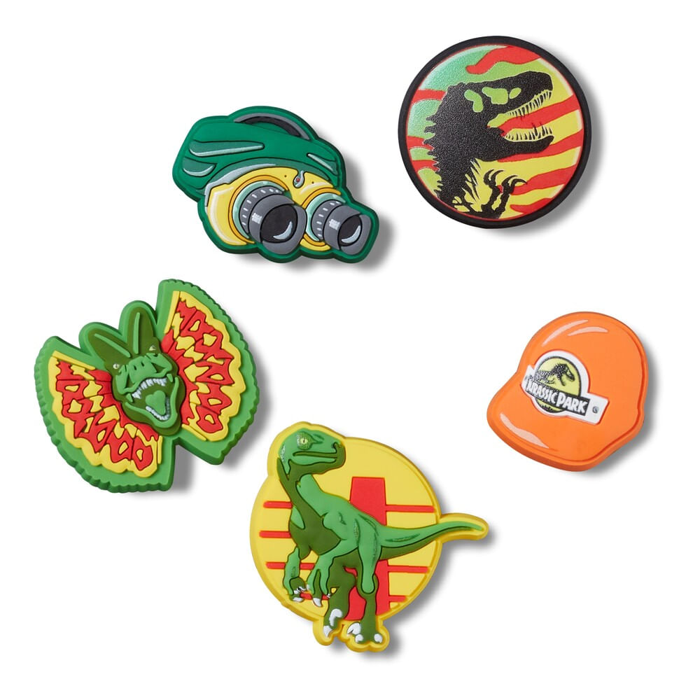 Jibbitz™ Jurassic Park Pack com 5 Peças Único