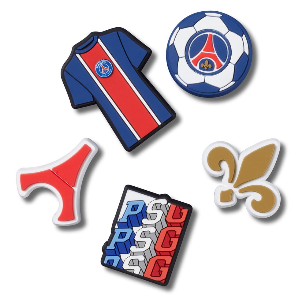 Jibbitz™ Paris St Germain Pack com 5 Peças Único