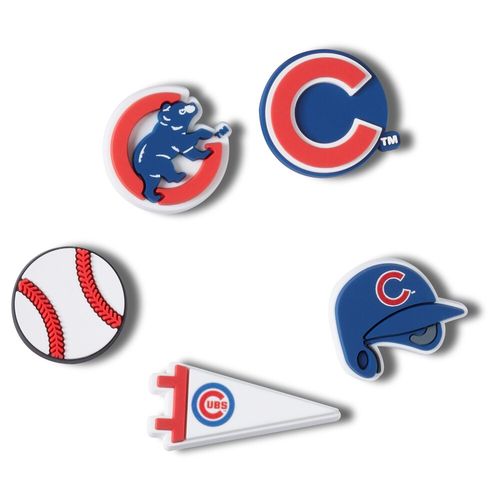 Jibbitz™ MLB Chicago Cubs Pack com 5 peças