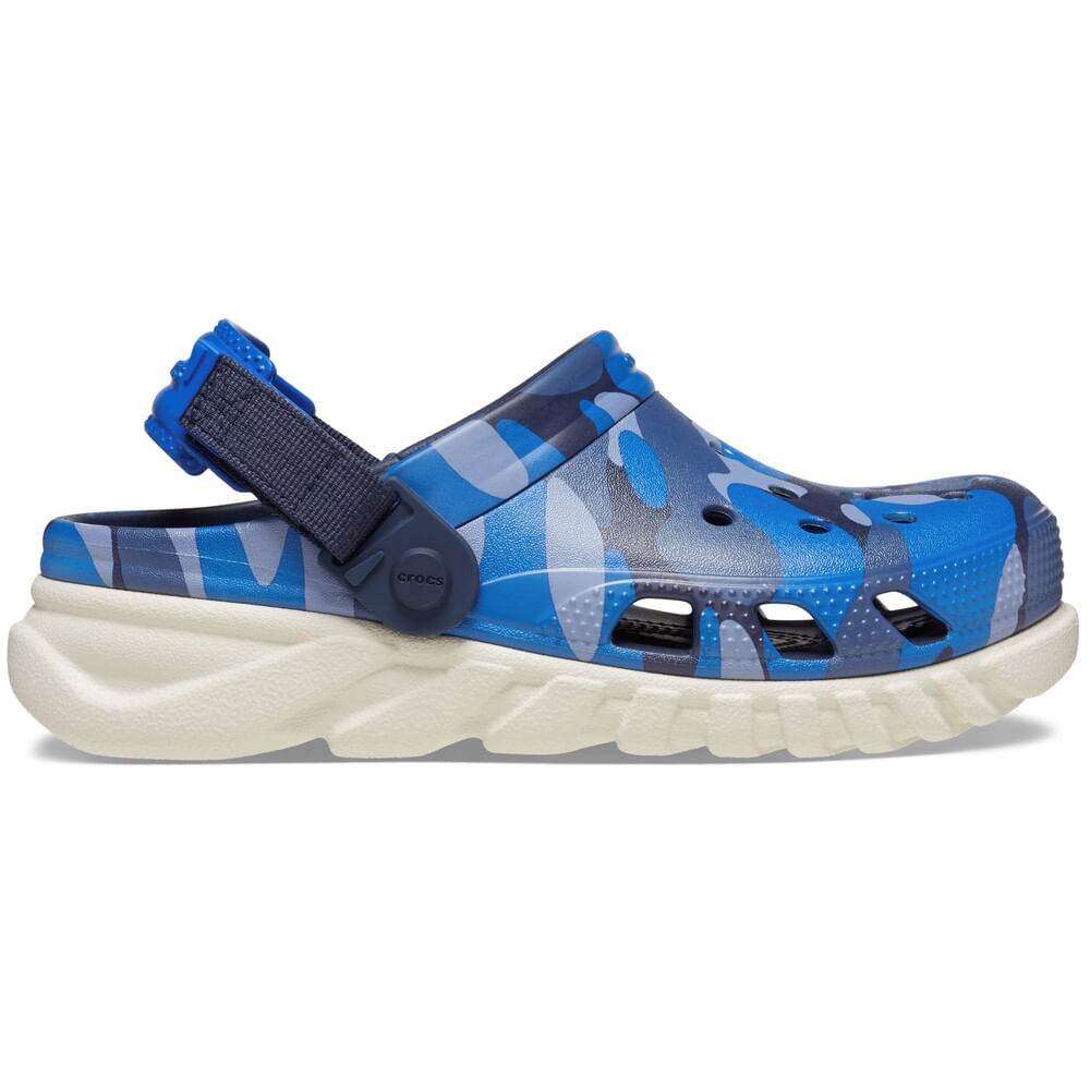 Sandália Crocs Duet Max II Camo Redux Clog Juvenil NAVY/STUCCO 22
