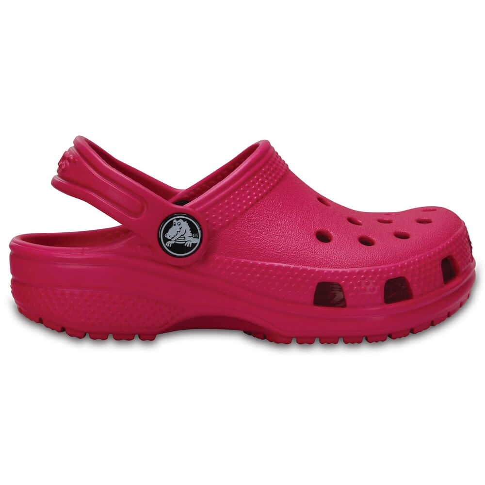 Sandália Crocs Classic Clog Kids CANDY PINK 22
