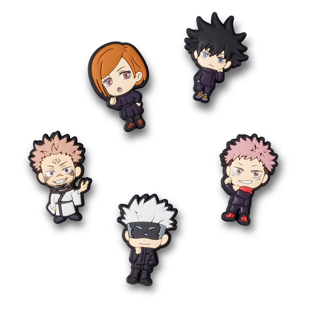 Jibbitz™ Jujutsu Kaisen Pack com 5 Peças UNICO