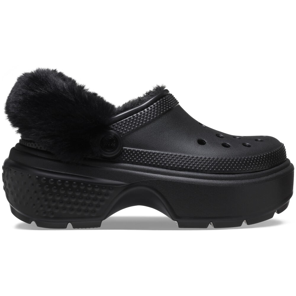 Sandália Crocs Stomp Lined Clog BLACK 34