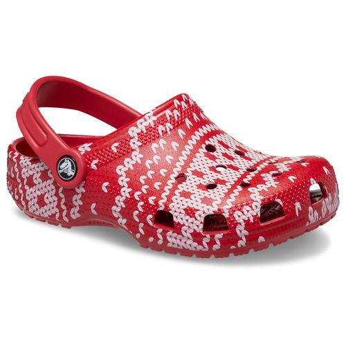 Sandália Crocs Classic Holiday Sweater Clog Infantil