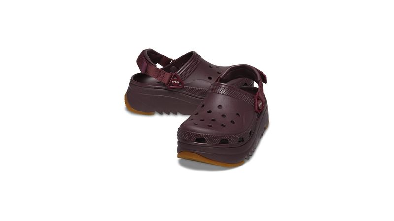 Dark brown clearance crocs