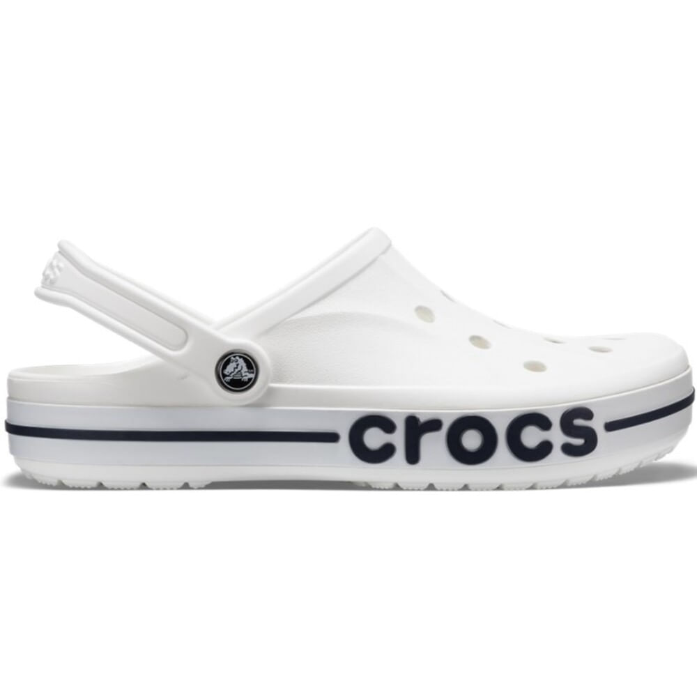 Sandália Crocs Bayaband Clog WHITE/NAVY 35