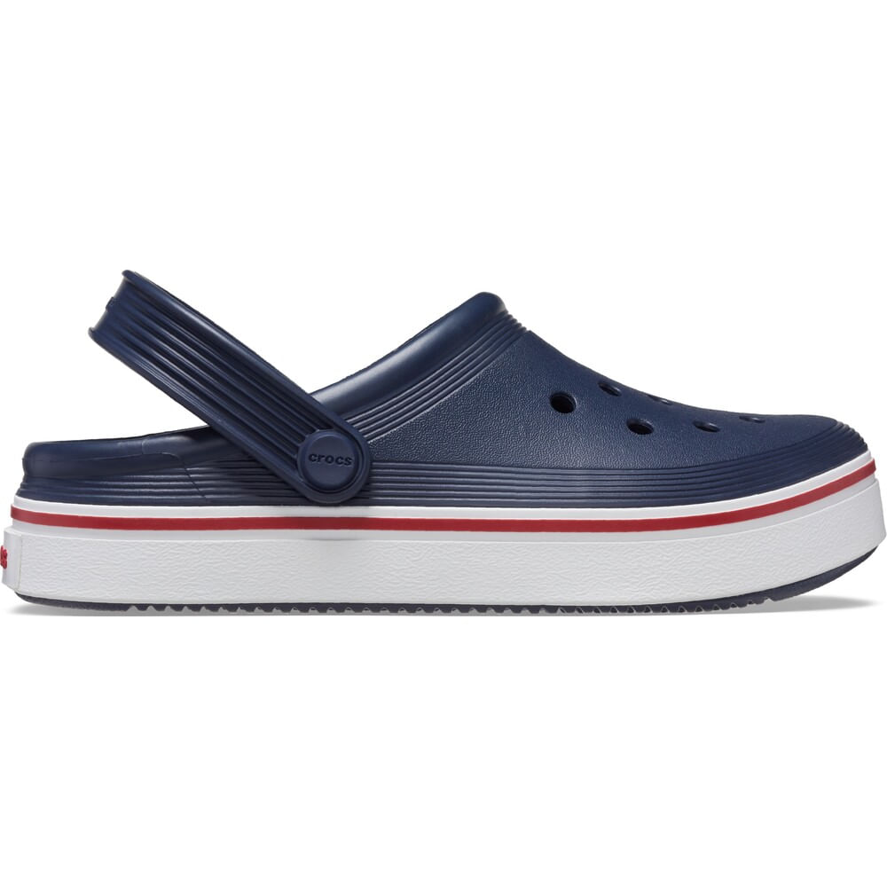Sandália Crocs Off Court Clog Infantil NAVY/PEPPER 23