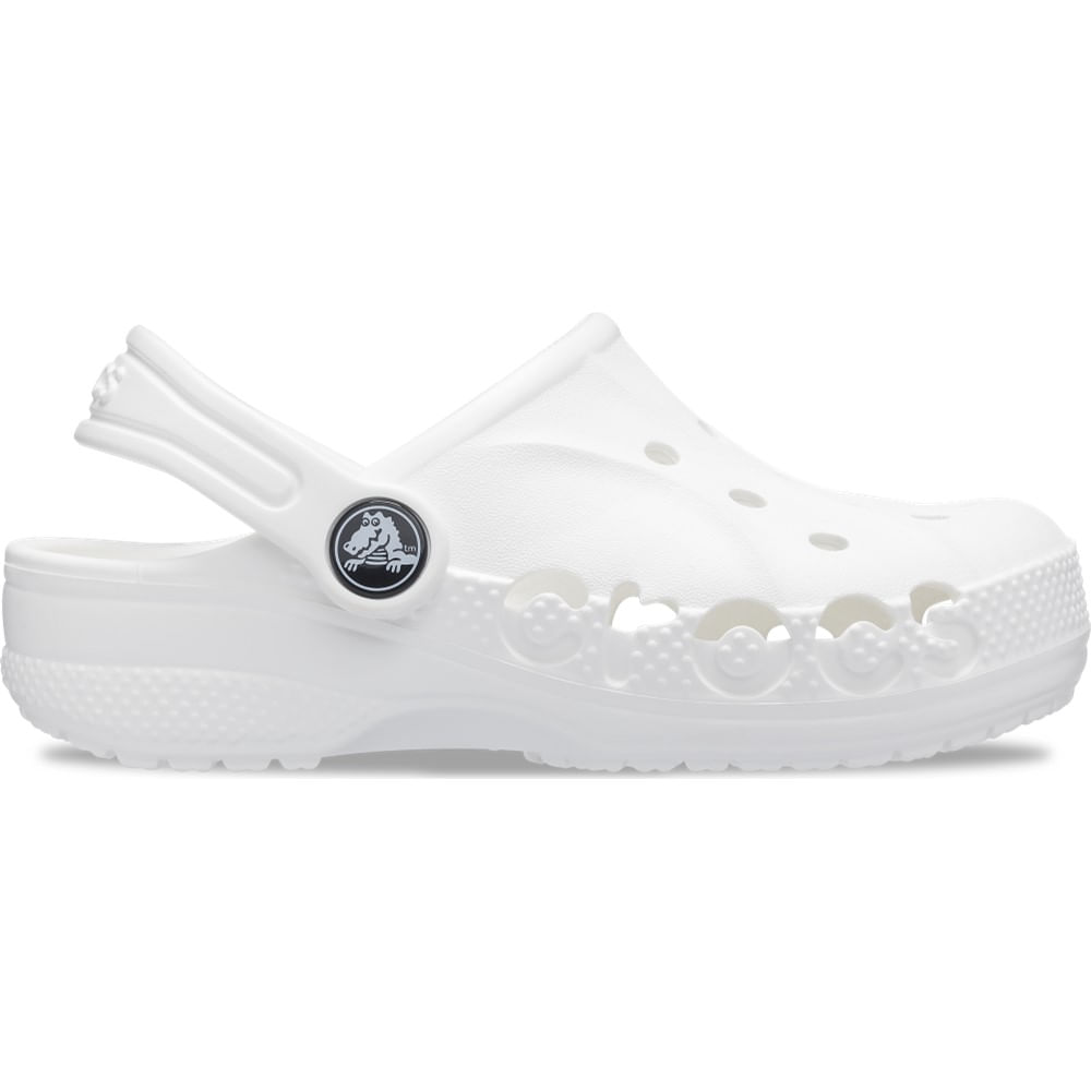 Sandália Crocs Baya Clog Infantil WHITE 22