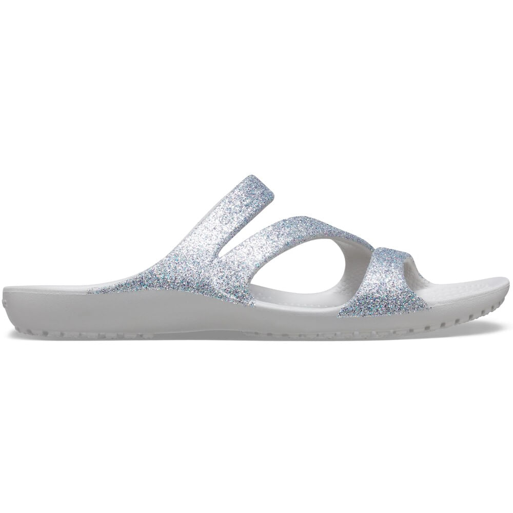 Sandália Crocs Kadee II Glitter SILVER 33