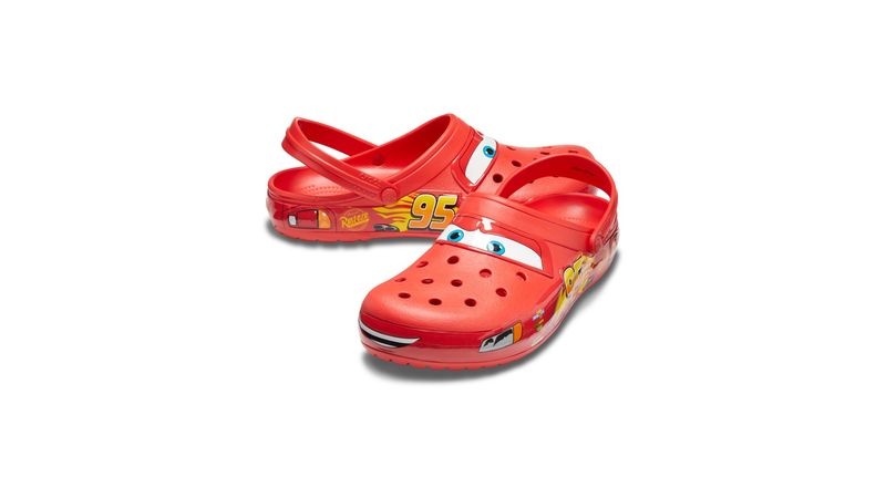 Sand lia Crocs Lights Lightning McQueen Clog RED