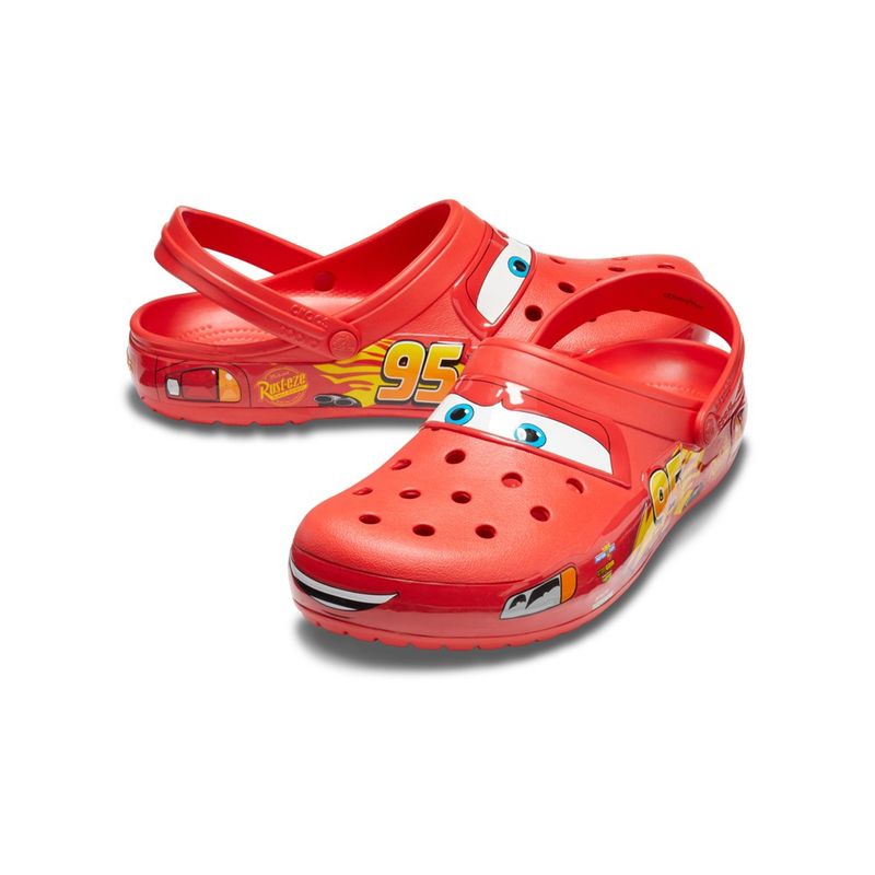 Sandália Crocs Lights Lightning McQueen Clog RED