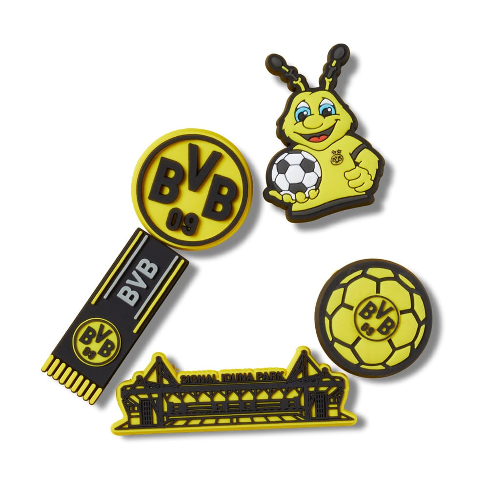 Jibbitz™ BVB Pack com 5 peças UNICO